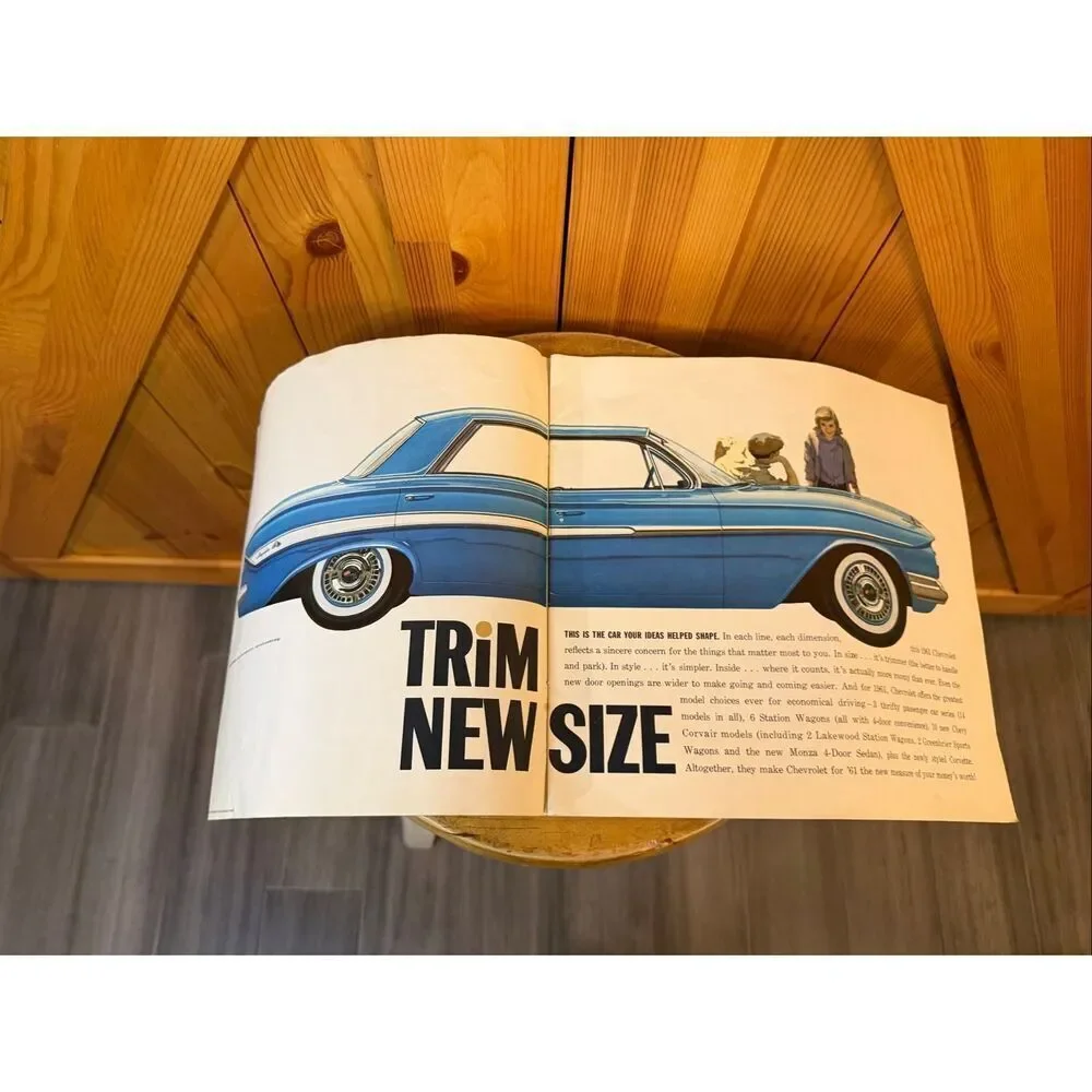 1961 Chevrolet 7 piece paper lot (6552)